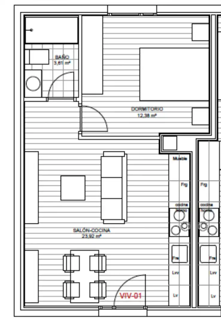 Apartamento de alquiler en Argés con Aire acondicionado, Calefacción y Horno