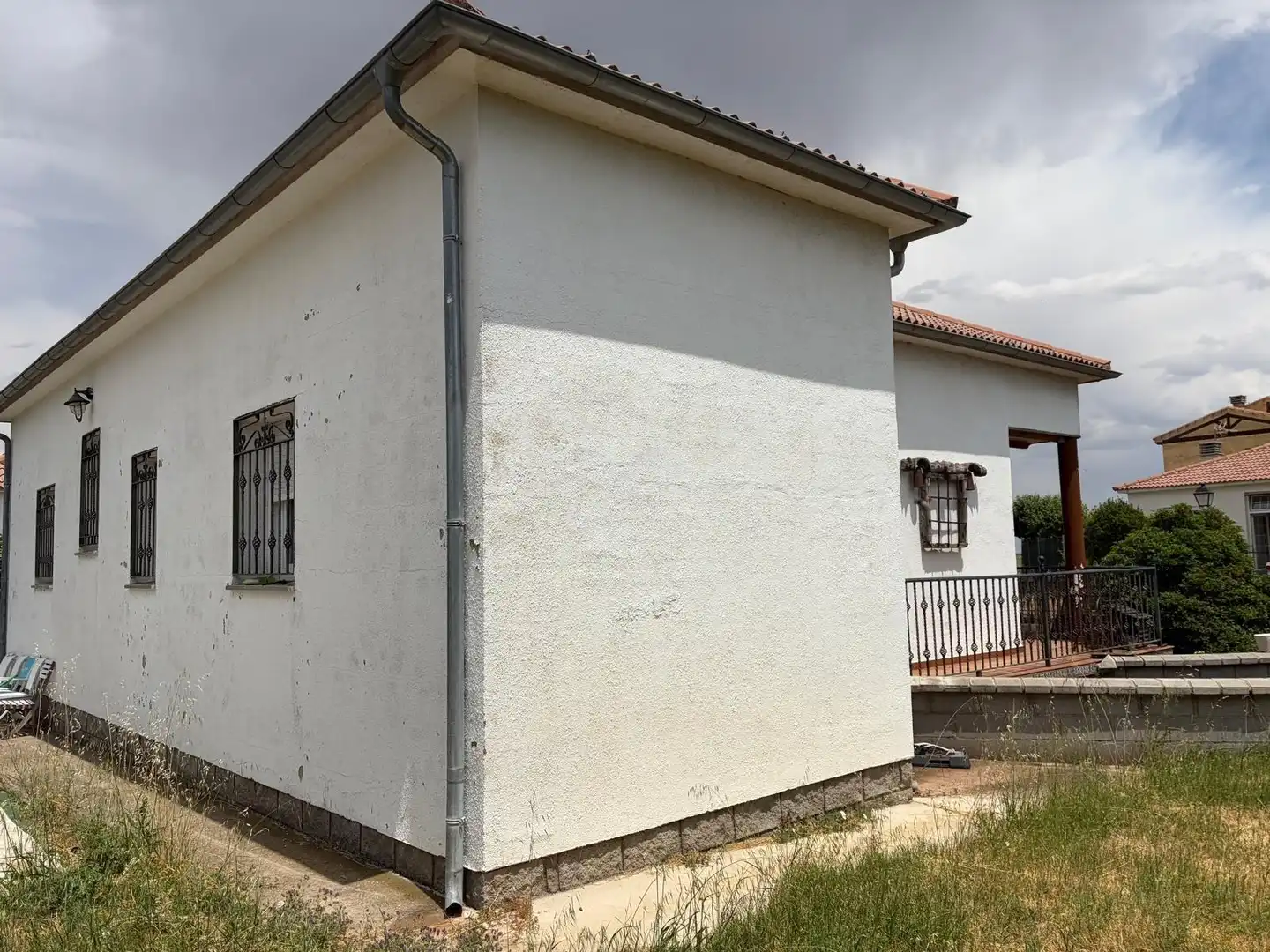 Vista exterior de Casa o chalet en venta en Labajos con Calefacción y Jardín privado