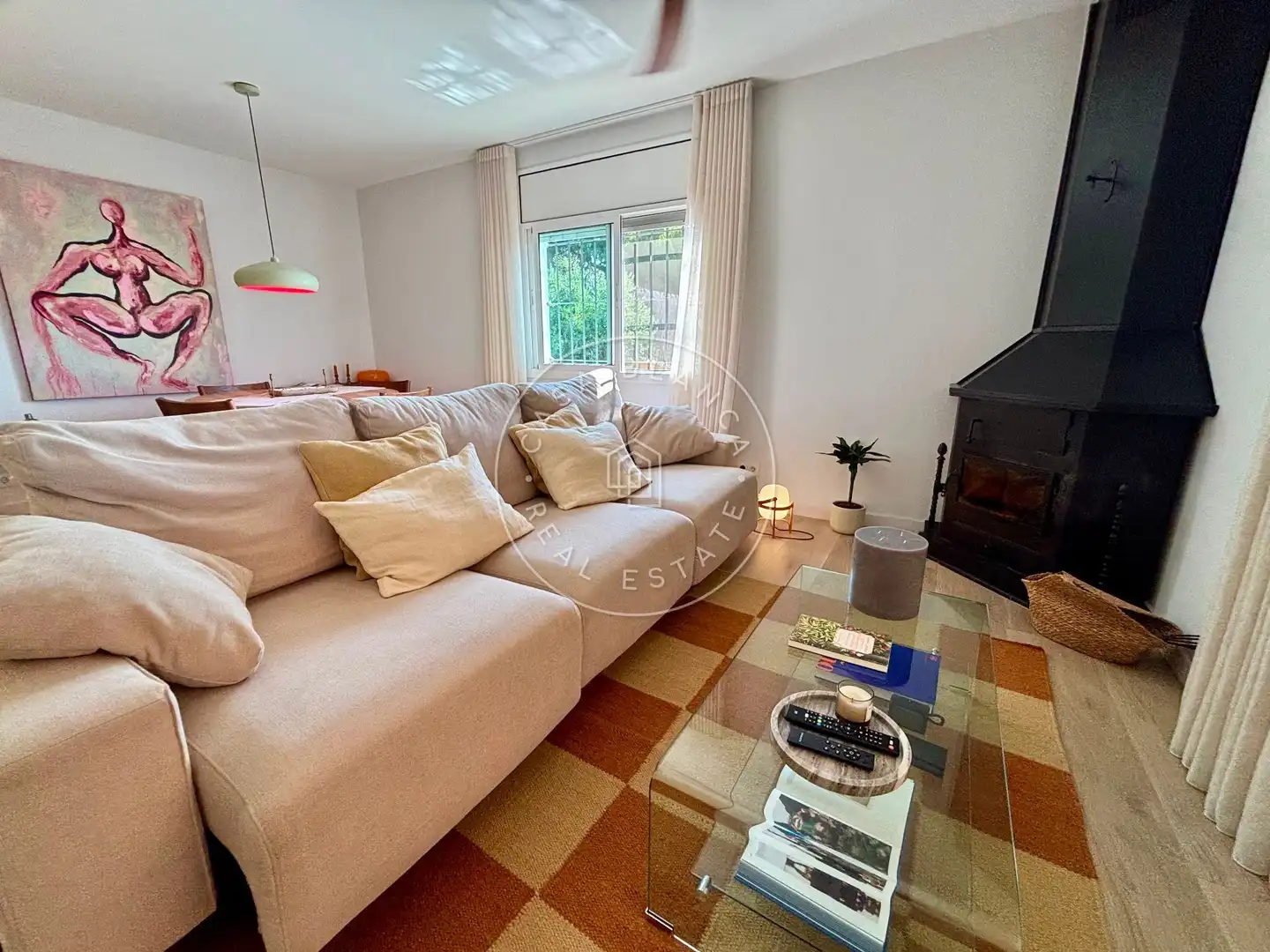Sala d'estar de Casa o xalet en venda en Lloret de Mar amb Calefacció, Jardí privat i Traster