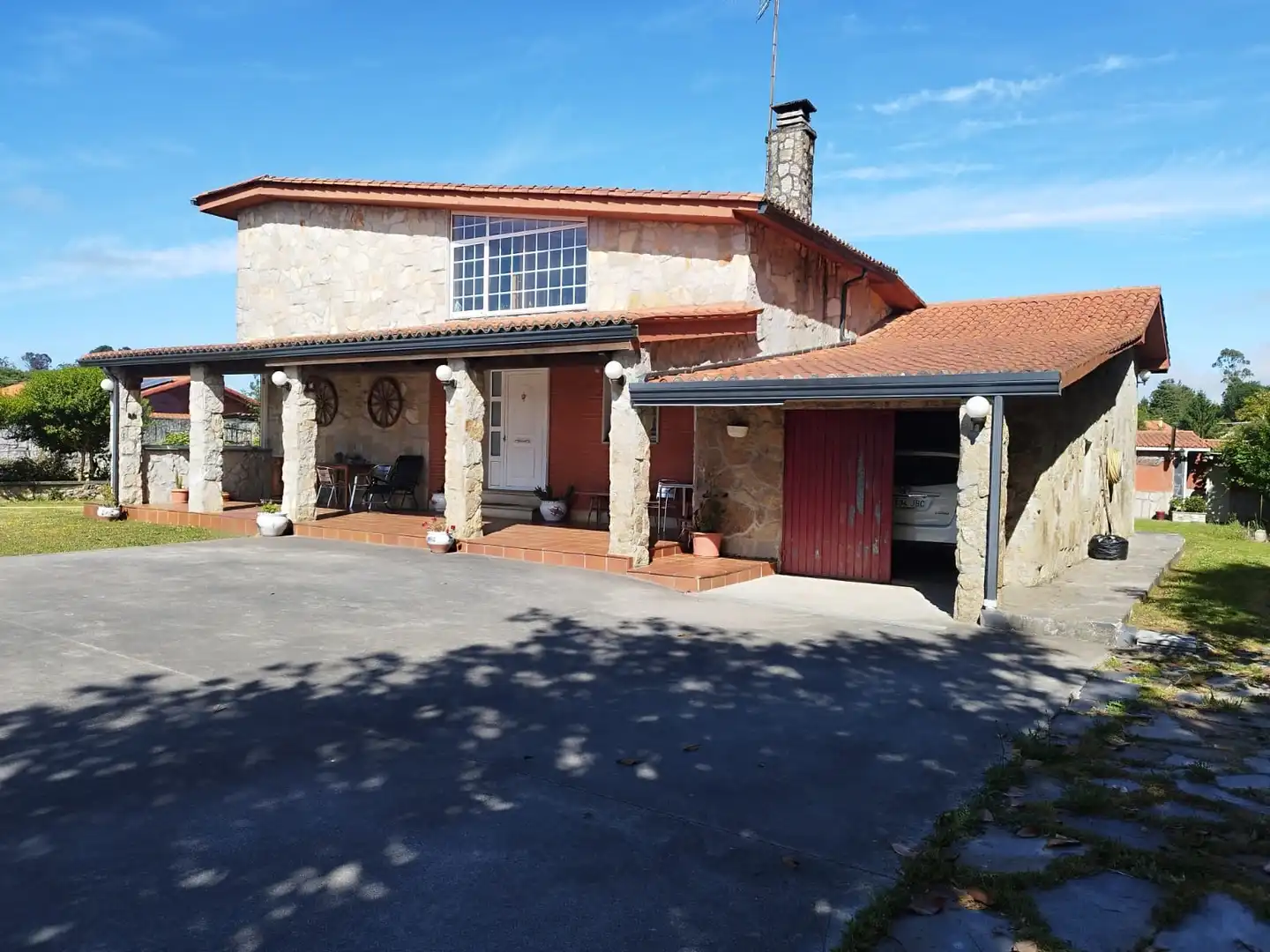 Vista exterior de Casa o chalet en venta en Cerceda con Calefacción, Terraza y Horno