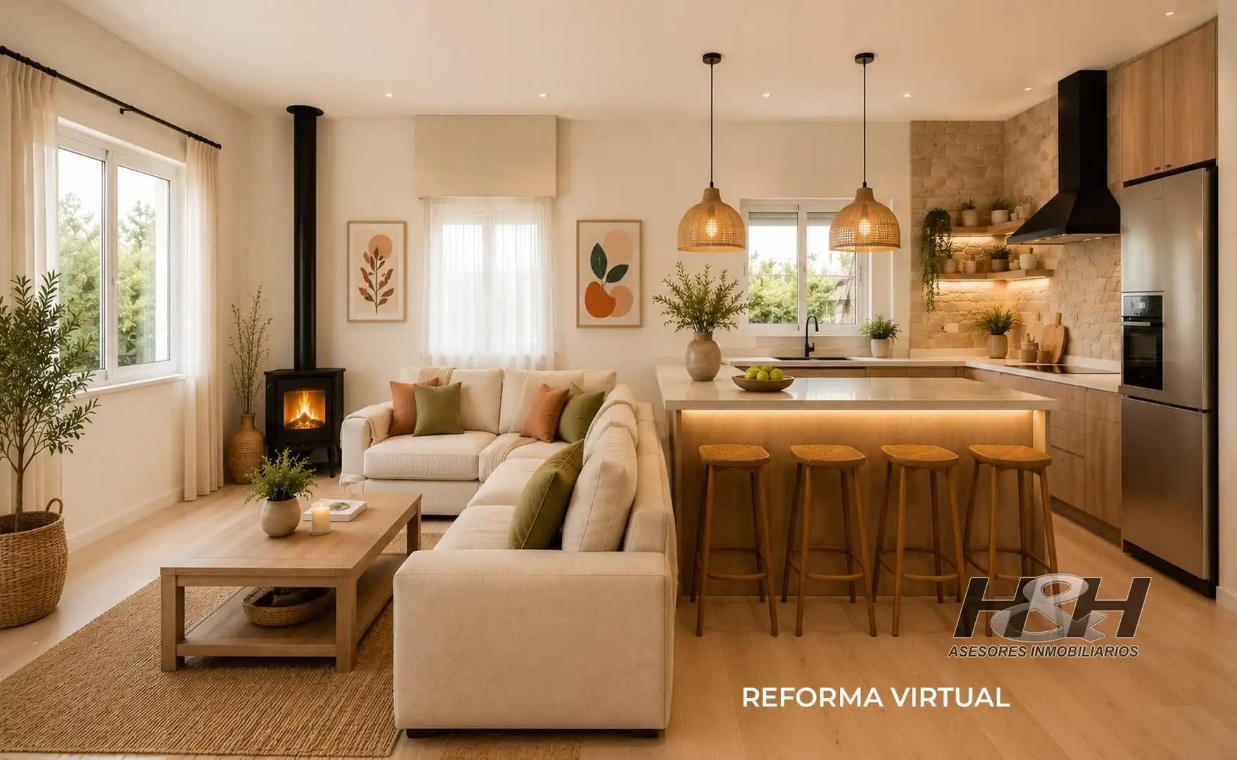 Sala d'estar de Casa o xalet en venda en Godella amb Jardí privat i Terrassa