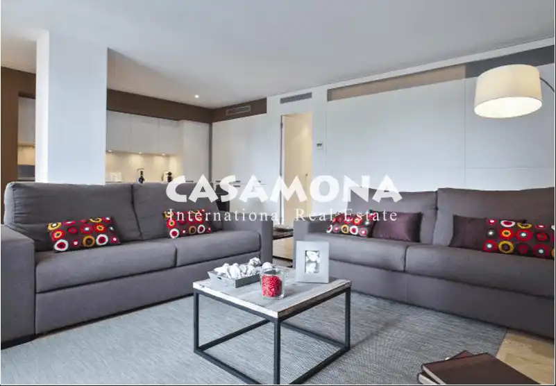 Wohnzimmer von Wohnungen zur Miete in Barcelona mit Klimaanlage, Heizung und Möbliert