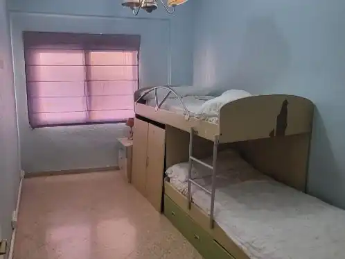 Schlafzimmer von Wohnung zur Miete in L'Olleria mit Abstellraum, Möbliert und Balkon