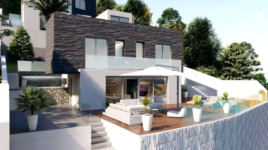Terraza de Casa o chalet en venta en Málaga con Aire acondicionado, Jardín privado y Terraza