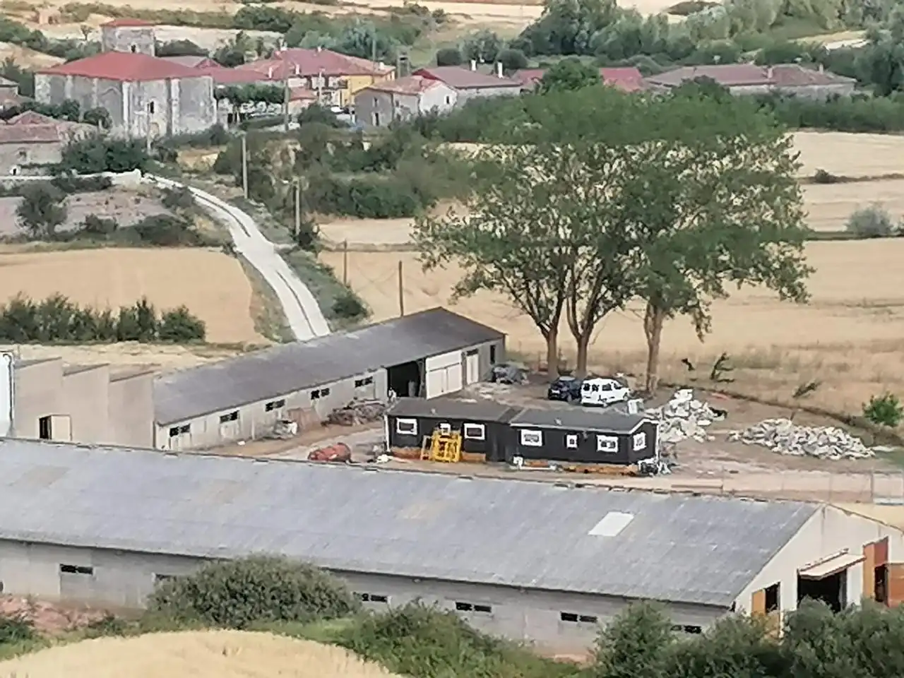 Vista exterior de Nave industrial en venta en Villadiego