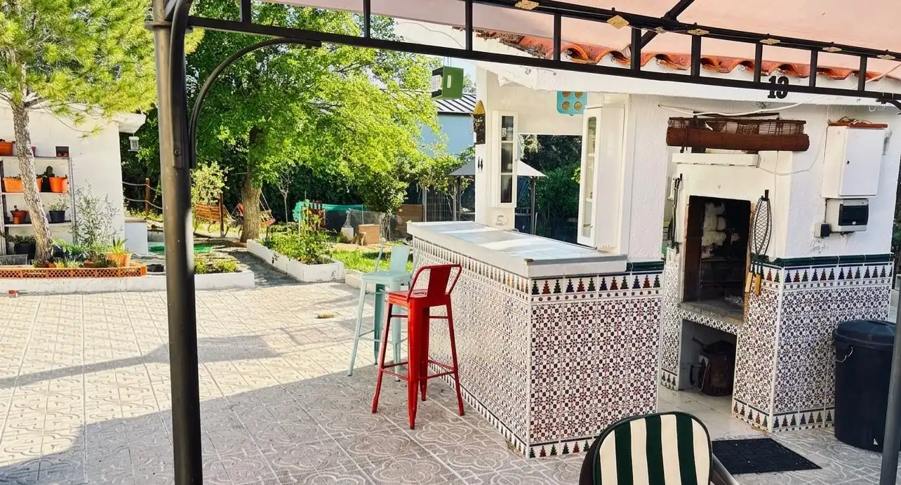 Terraza de Casa o chalet en venta en El Casar de Escalona con Aire acondicionado, Calefacción y Jardín privado