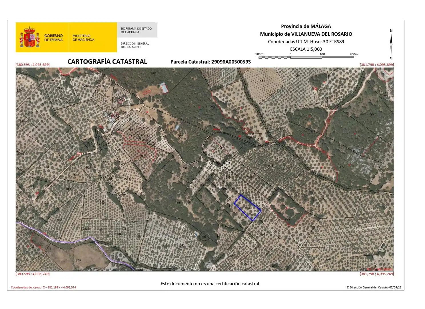 Rustikales Grundstück zum Verkauf in Villanueva del Rosario, imagen 14