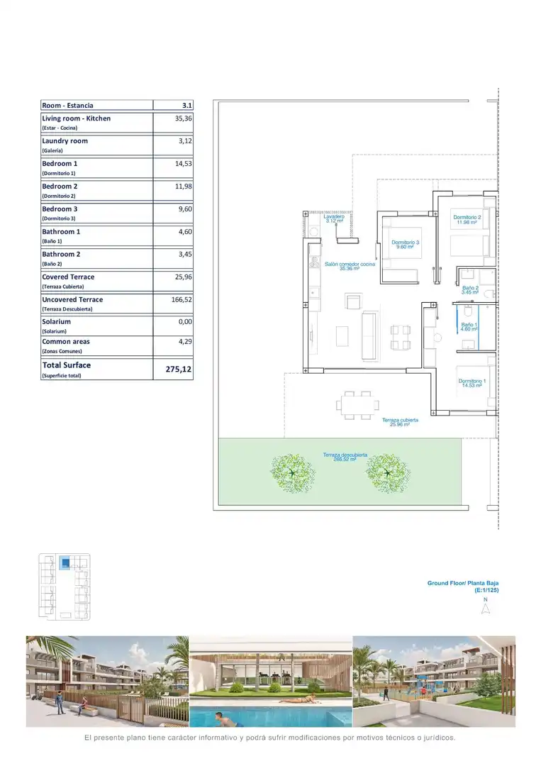 Ground floor for sale in Pilar de la Horadada  with Air Conditioner, Heating and Private garden