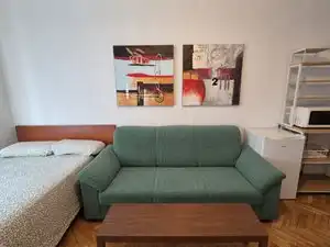 Sala de estar de Estudio de alquiler en Chamberí