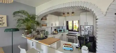 Cuina de Planta baixa en venda en Mijas amb Aire condicionat, Calefacció i Terrassa