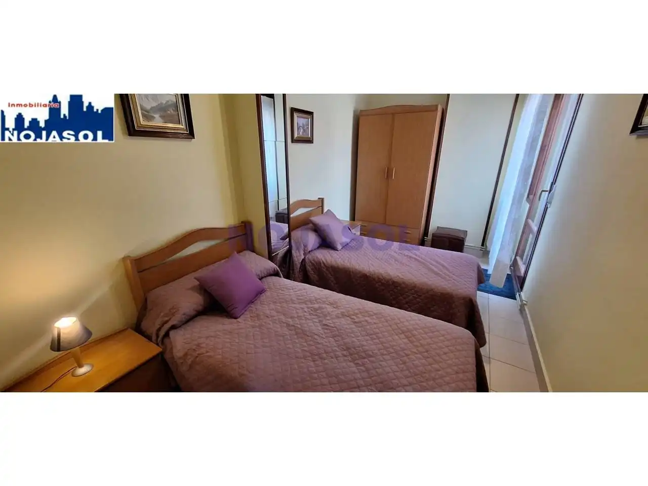 Schlafzimmer von Maisonette zur Miete in Noja mit Heizung, Terrasse und Möbliert