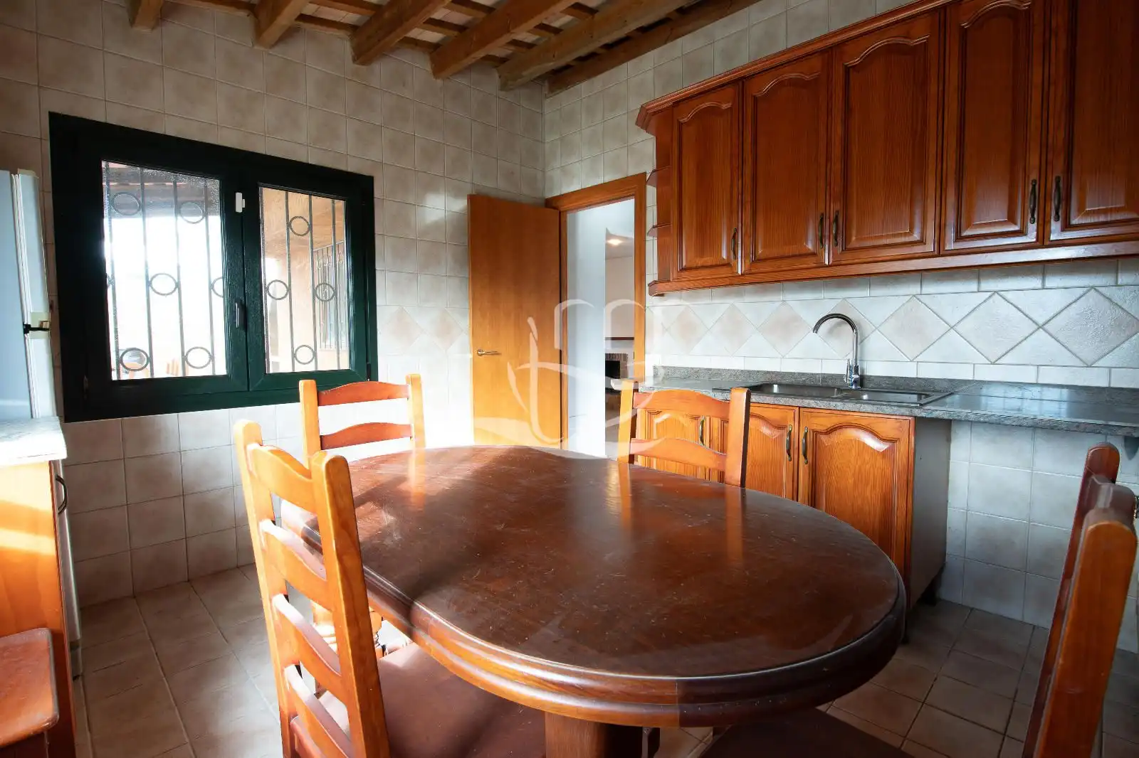 Cocina de Casa o chalet en venta en Mont-ras con Piscina y Alarma