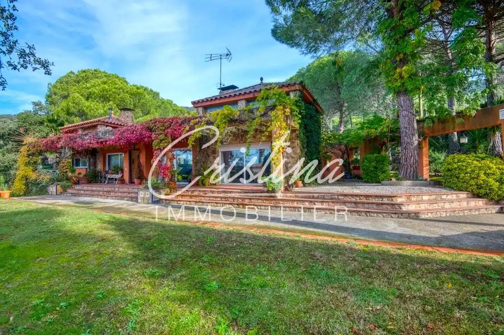 Vista exterior de Casa o chalet en venta en Santa Cristina d'Aro con Calefacción, Jardín privado y Terraza