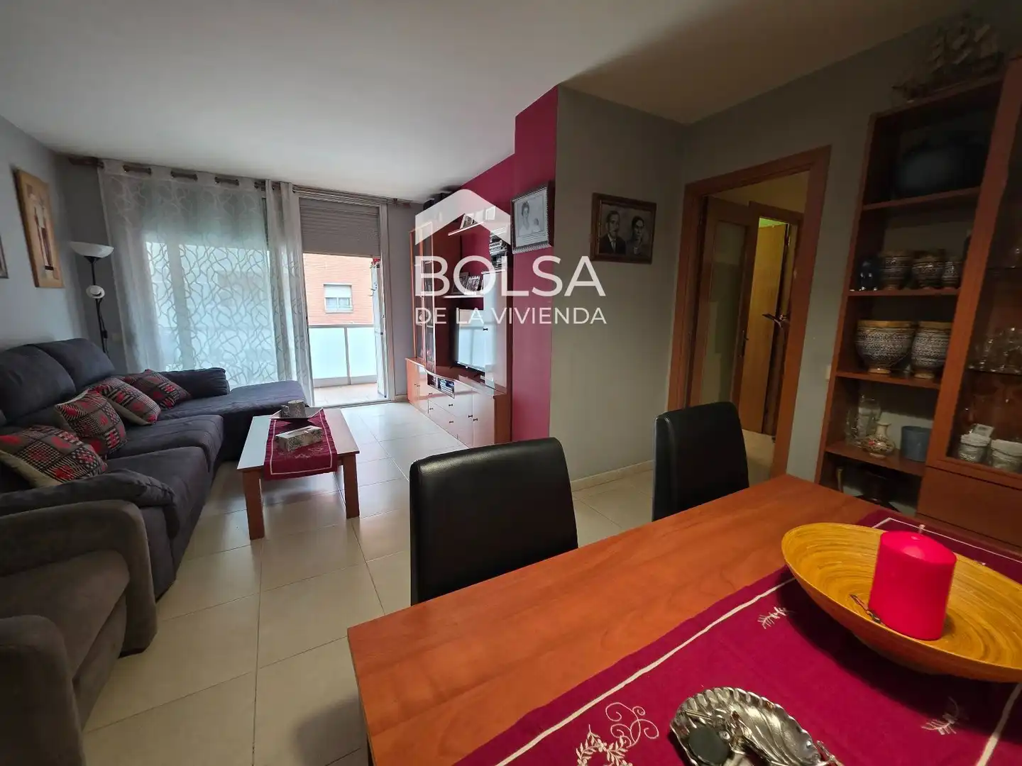 Sala d'estar de Pis en venda en Manresa amb Terrassa i Moblat