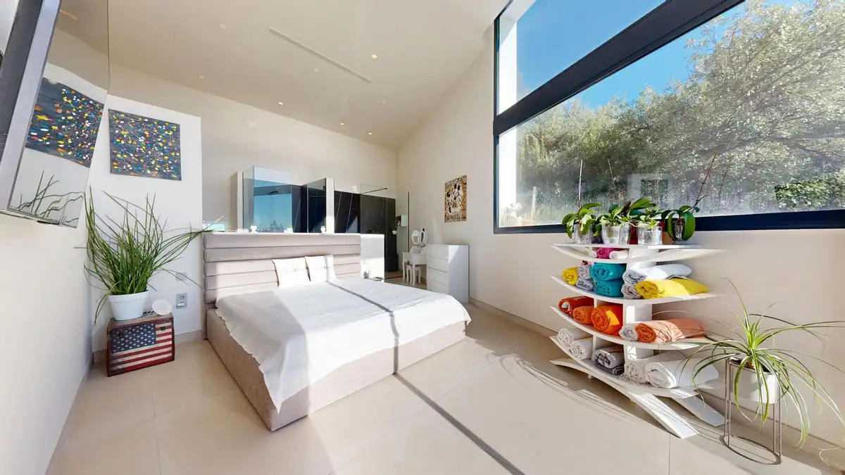Bedroom of Houses for rent in Marbella  with Air Conditioner, Private garden and Terrace