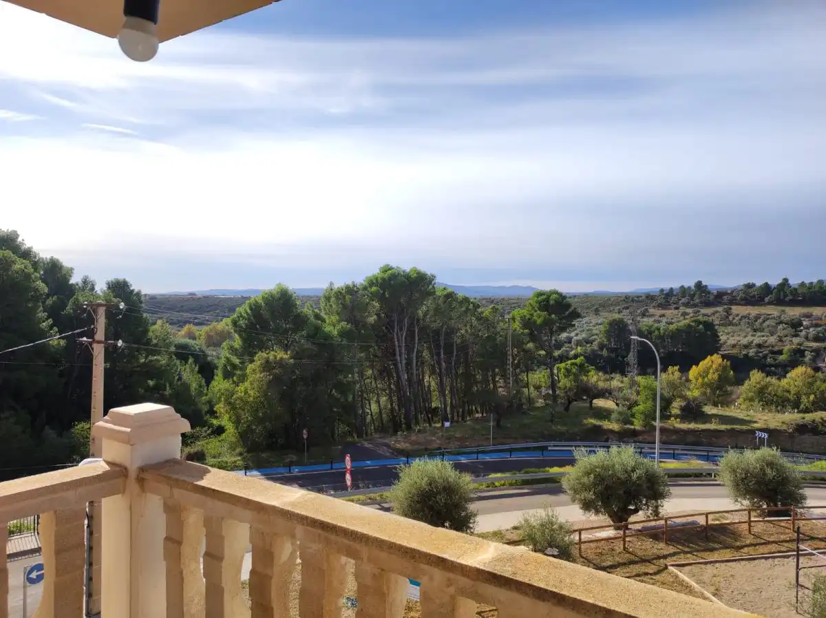 Garden of Flat for rent in La Sénia  with Air Conditioner, Heating and Parquet flooring