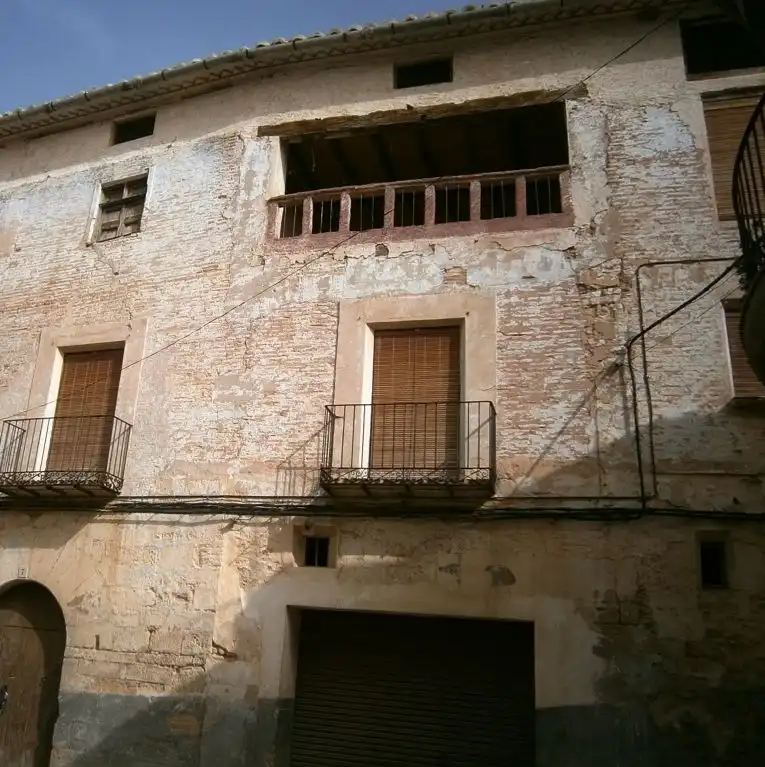Vista exterior de Casa o chalet en venta en Monroyo con Jardín privado, Terraza y Balcón