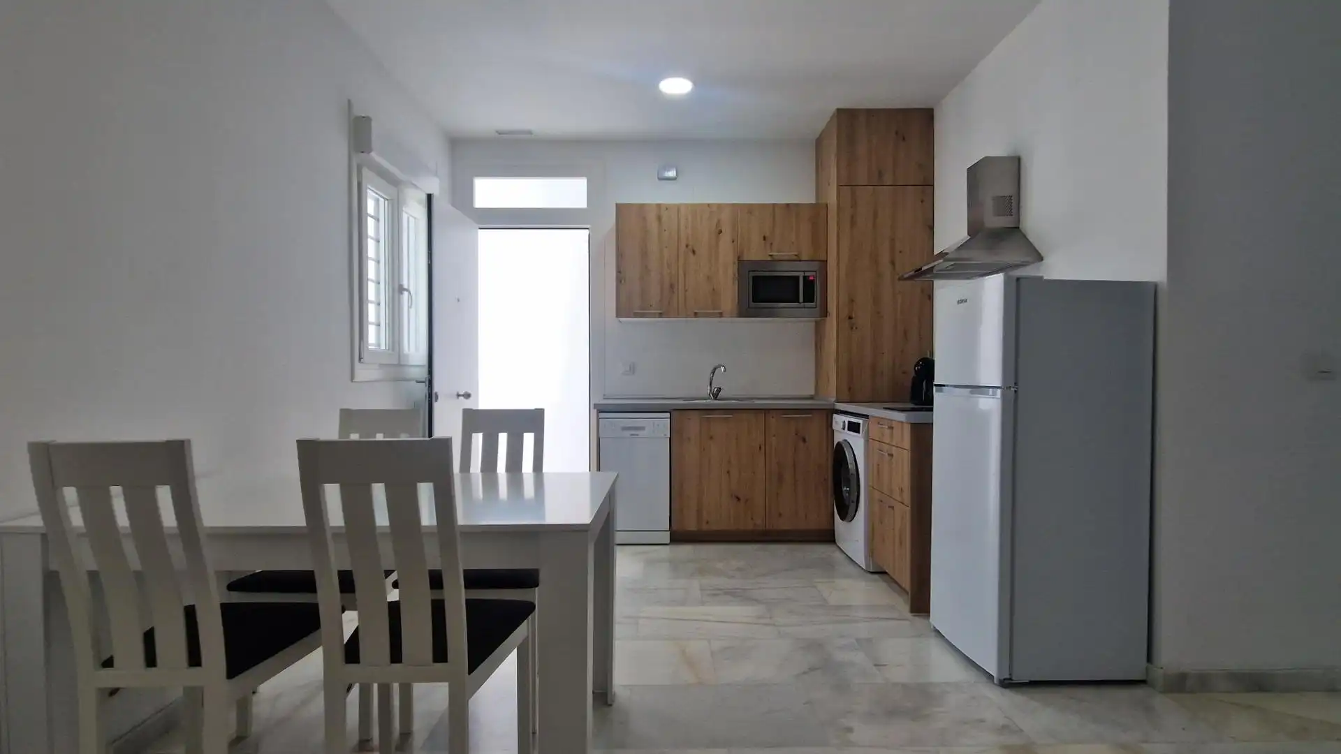 Küche von Wohnung zur Miete in Jerez de la Frontera mit Klimaanlage und Möbliert