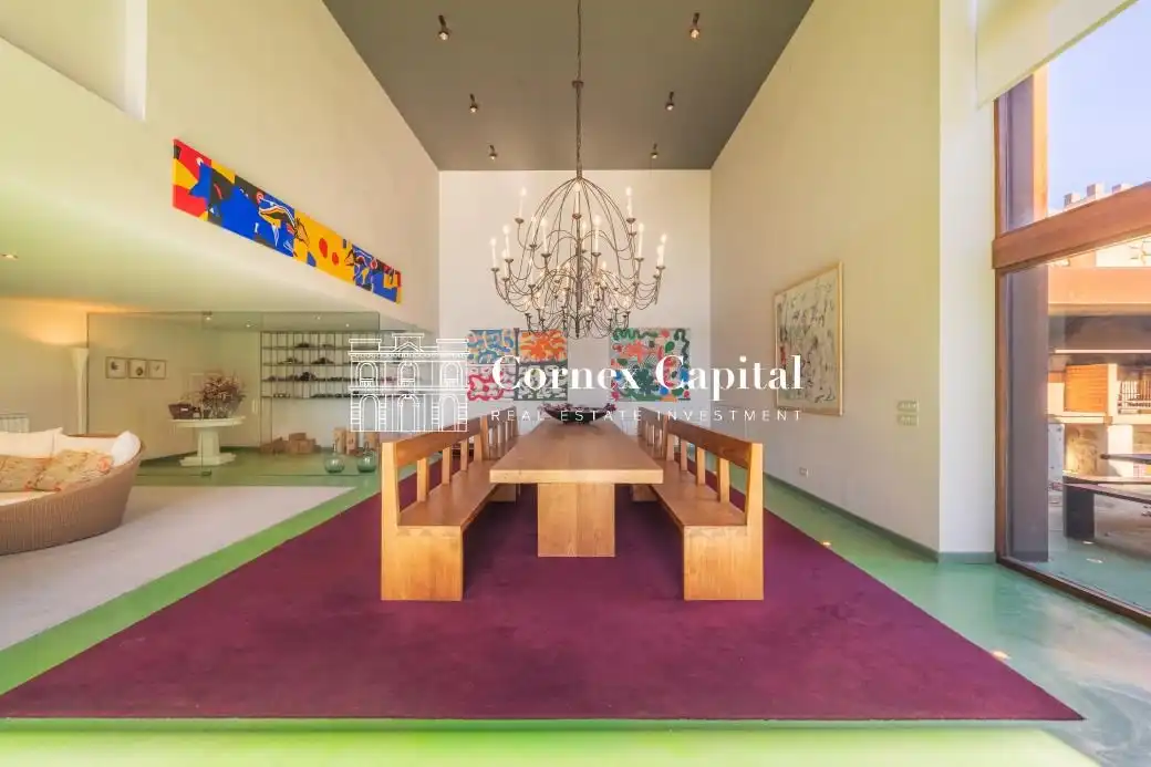 Comedor de Finca rústica en venta en Maçanet de Cabrenys con Calefacción, Jardín privado y Terraza