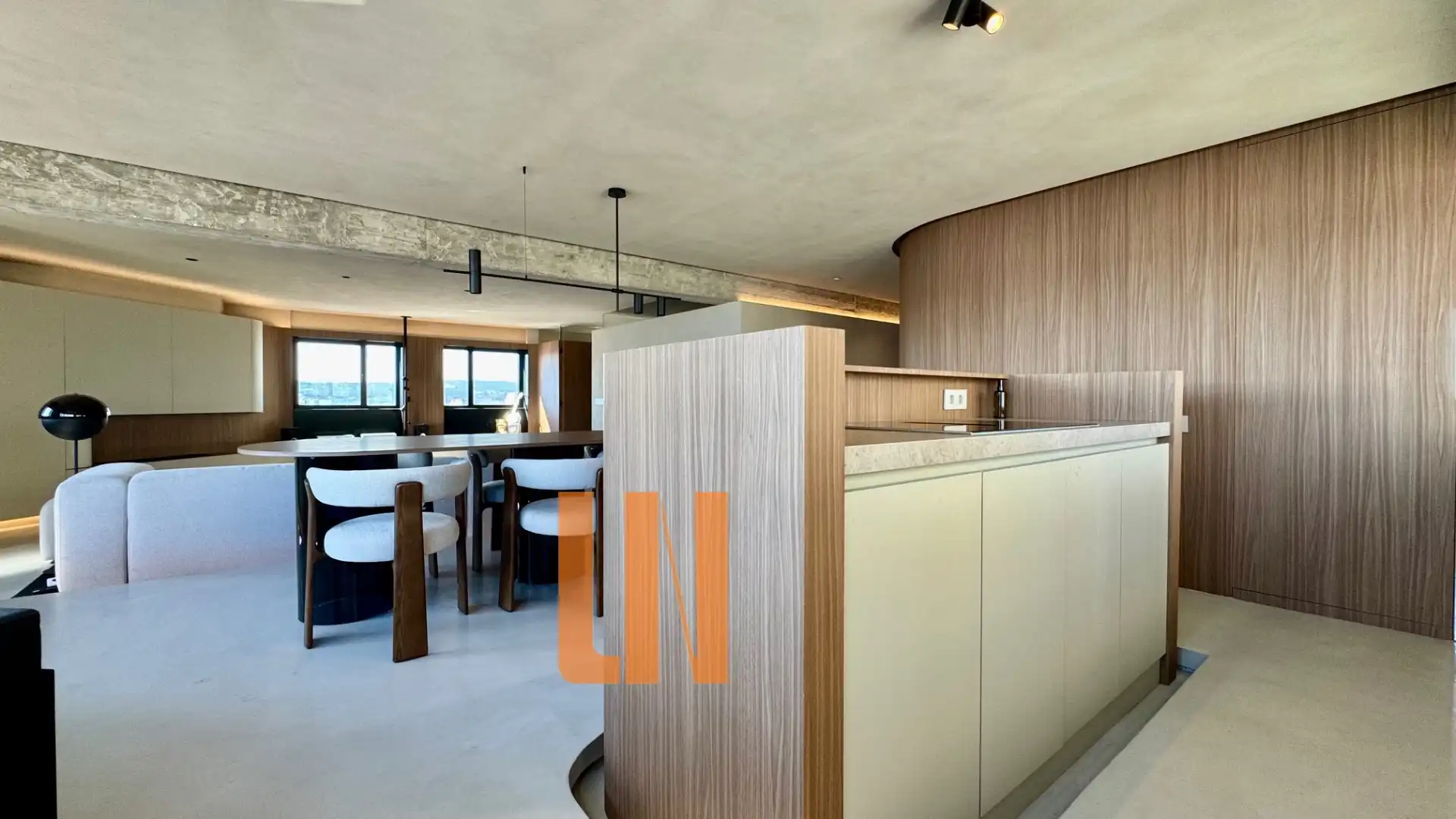 Cocina de Piso de alquiler en A Coruña Capital  con Calefacción, Amueblado y Horno