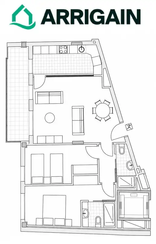 Piso en venta en Donostia - San Sebastián  con Calefacción, Terraza y Trastero