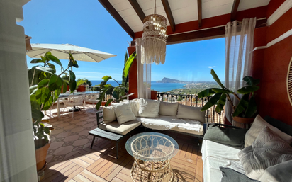 Terrace of Single-family semi-detached for sale in Altea  with Air Conditioner, Heating and Private garden