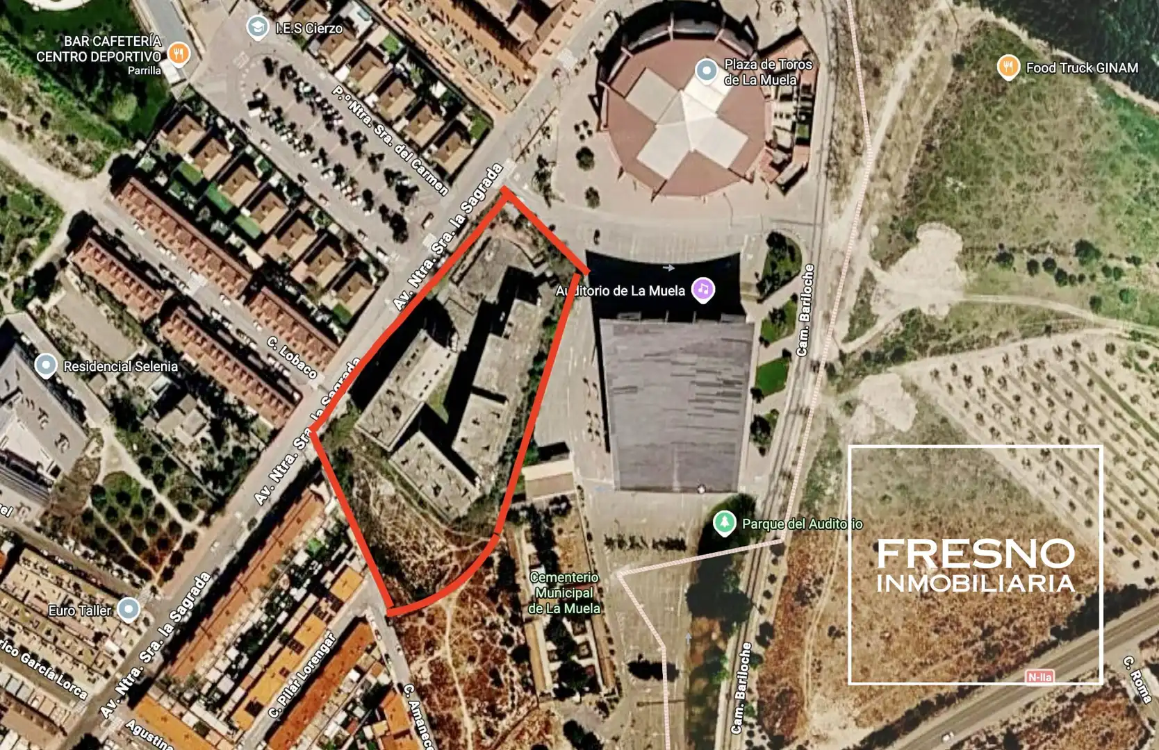 Vista exterior de Edificio en venta en La Muela, Zaragoza