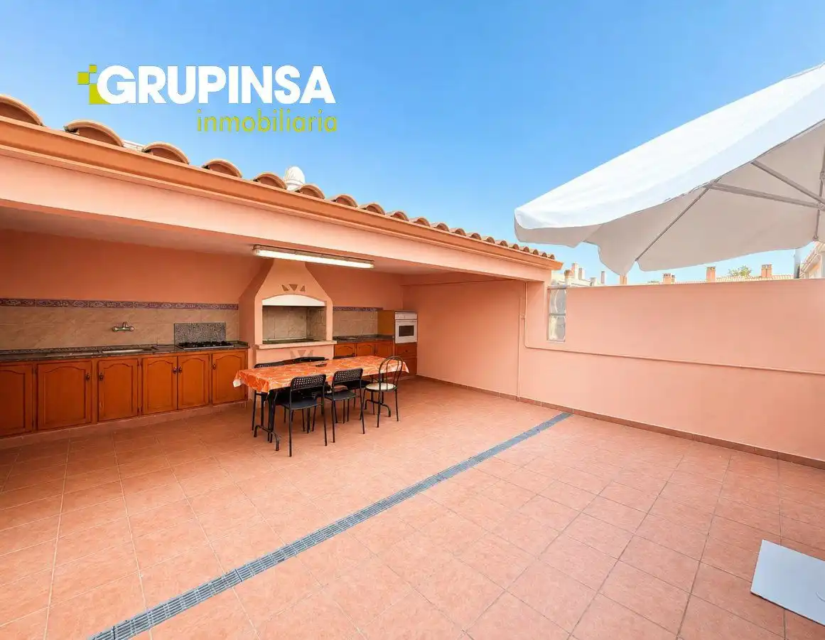 Terraza de Casa o chalet en venta en Almazora / Almassora con Aire acondicionado, Calefacción y Jardín privado