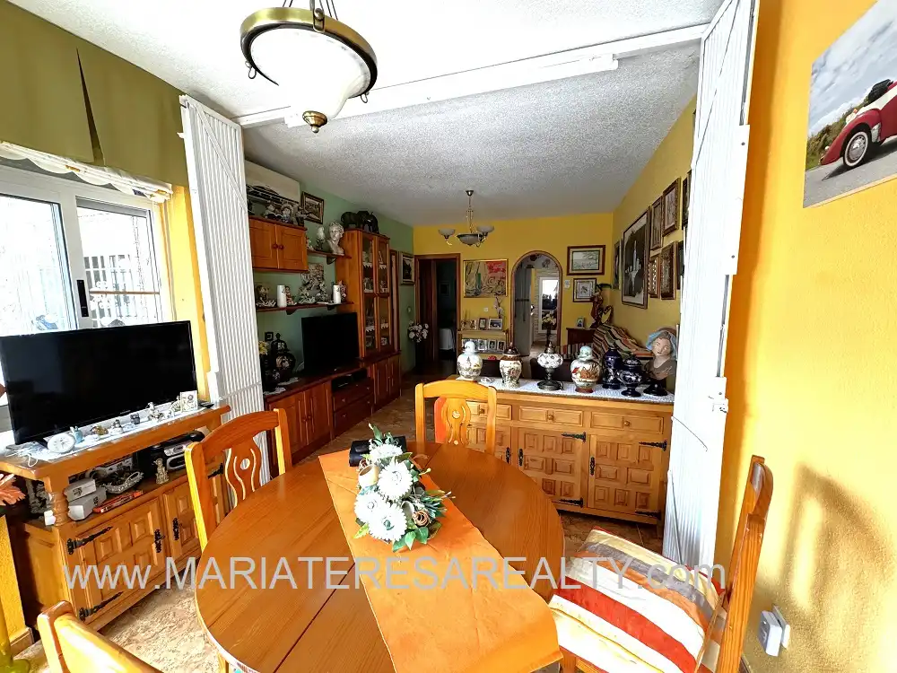 Comedor de Apartamento en venta en Los Alcázares con Aire acondicionado, Jardín privado y Amueblado