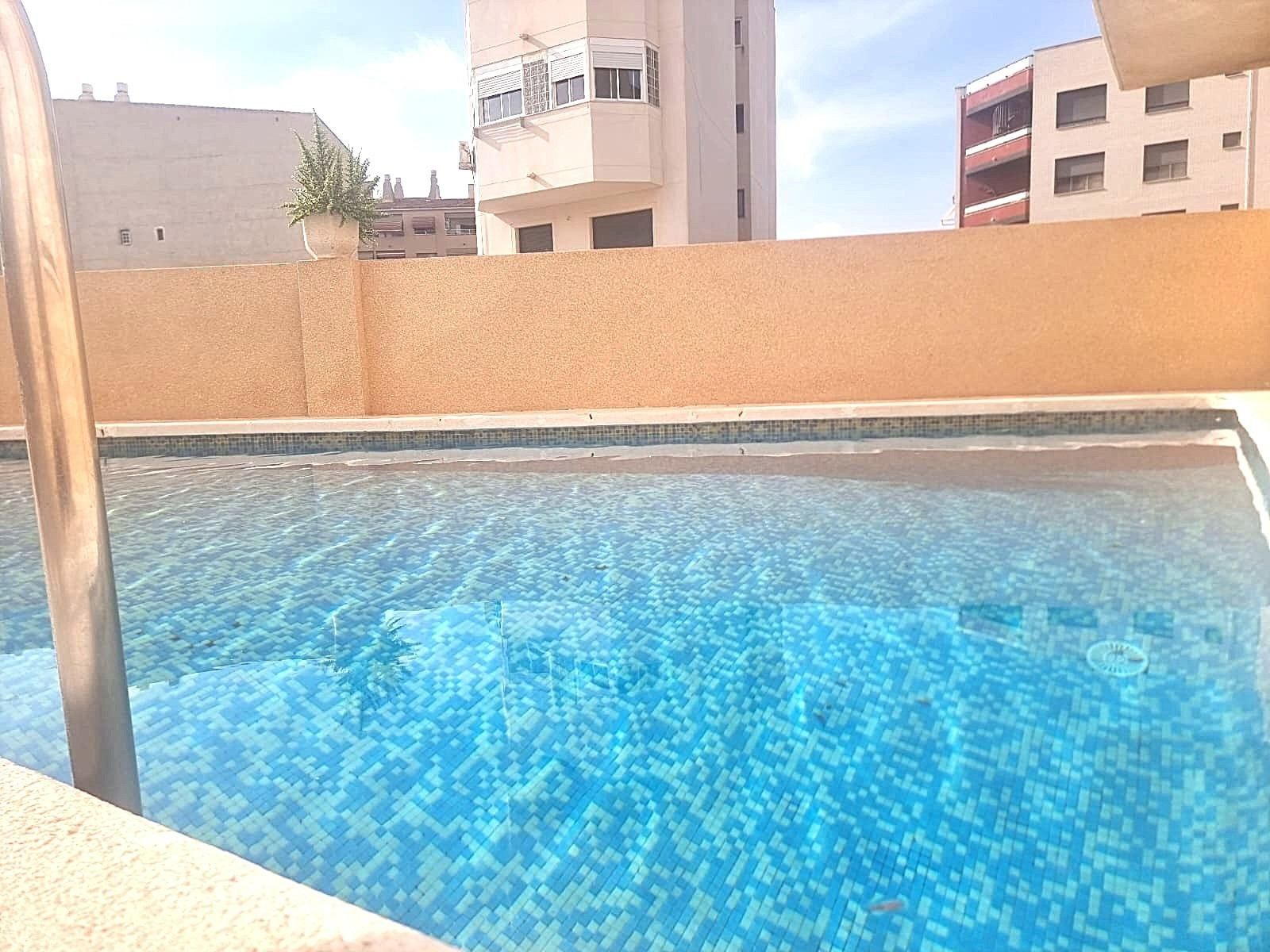 Swimming pool of Flat for sale in El Campello  with Air Conditioner, Heating and Community pool