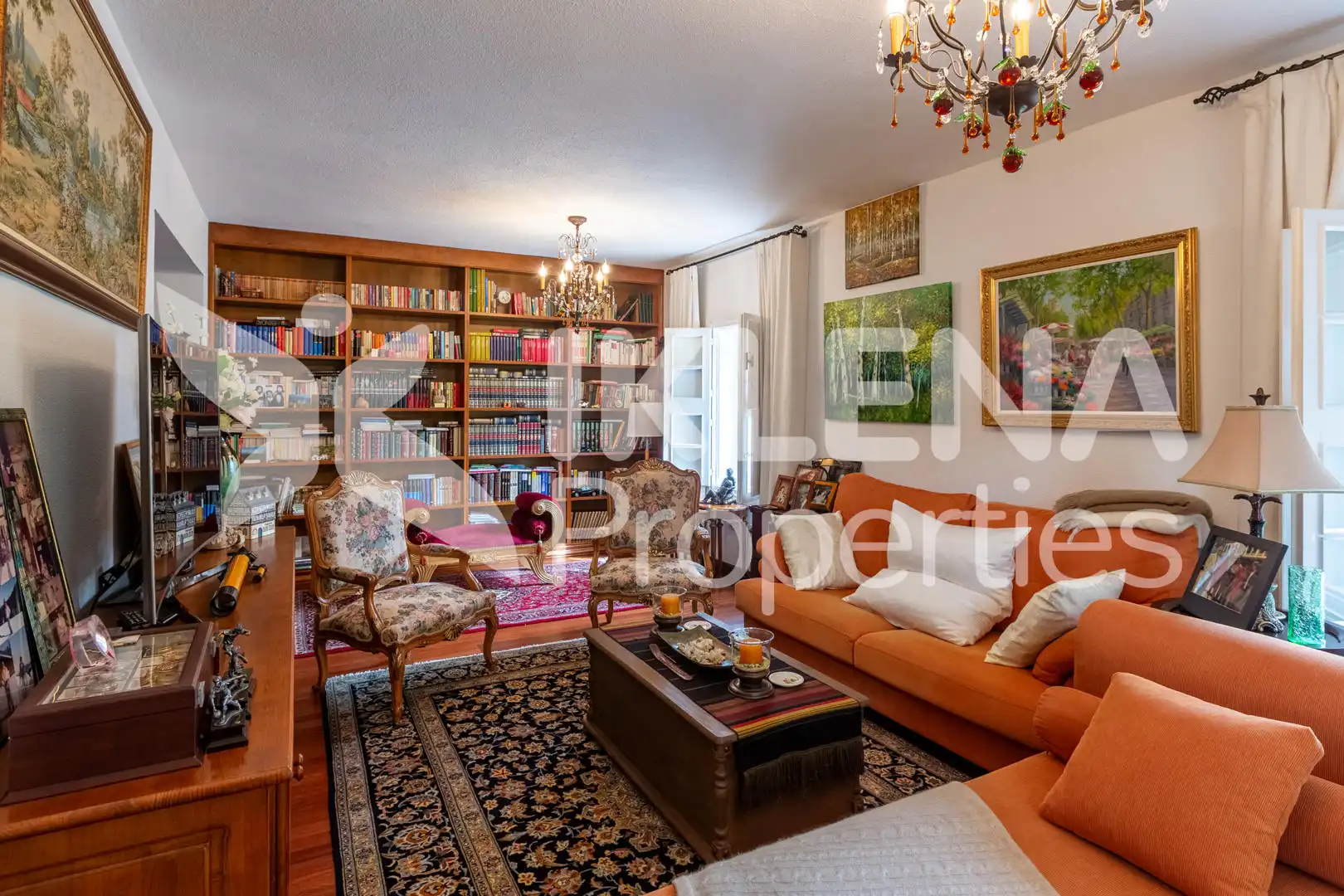 Living room of Houses for sale in Roquetas de Mar  with Air Conditioner, Private garden and Terrace