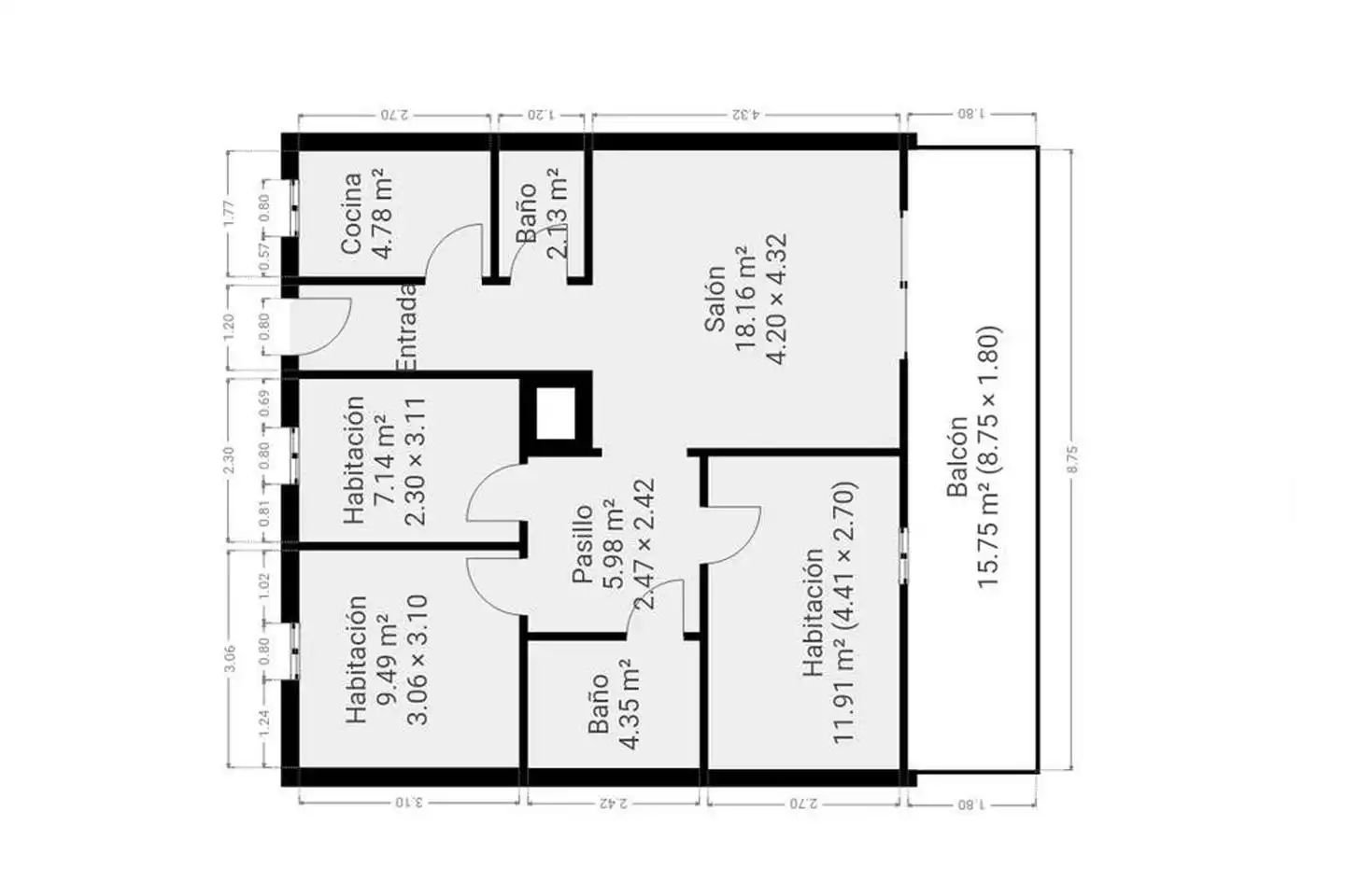 Flat for sale in Gavà  with Air Conditioner, Heating and Parquet flooring