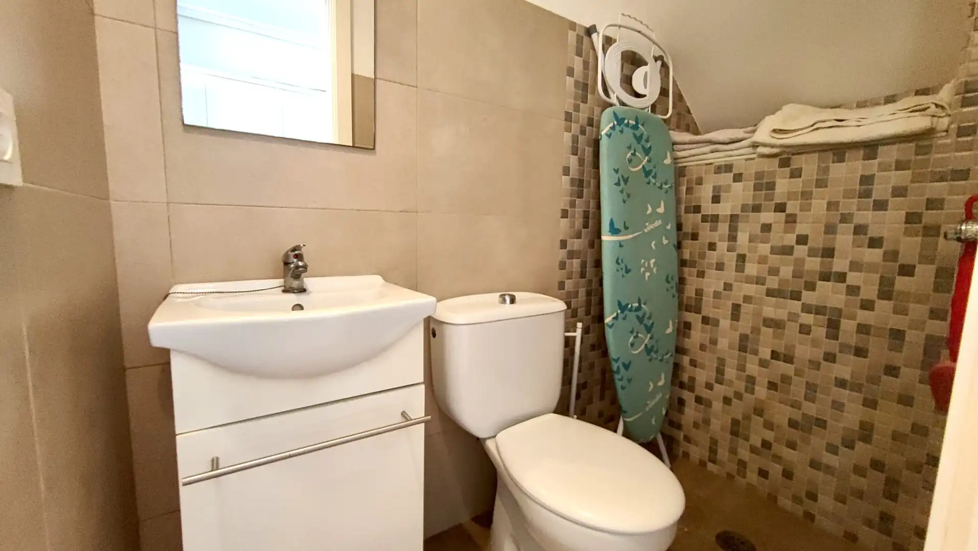 Bany de Dúplex de lloguer en Santa Pola amb Aire condicionat, Calefacció i Terrassa