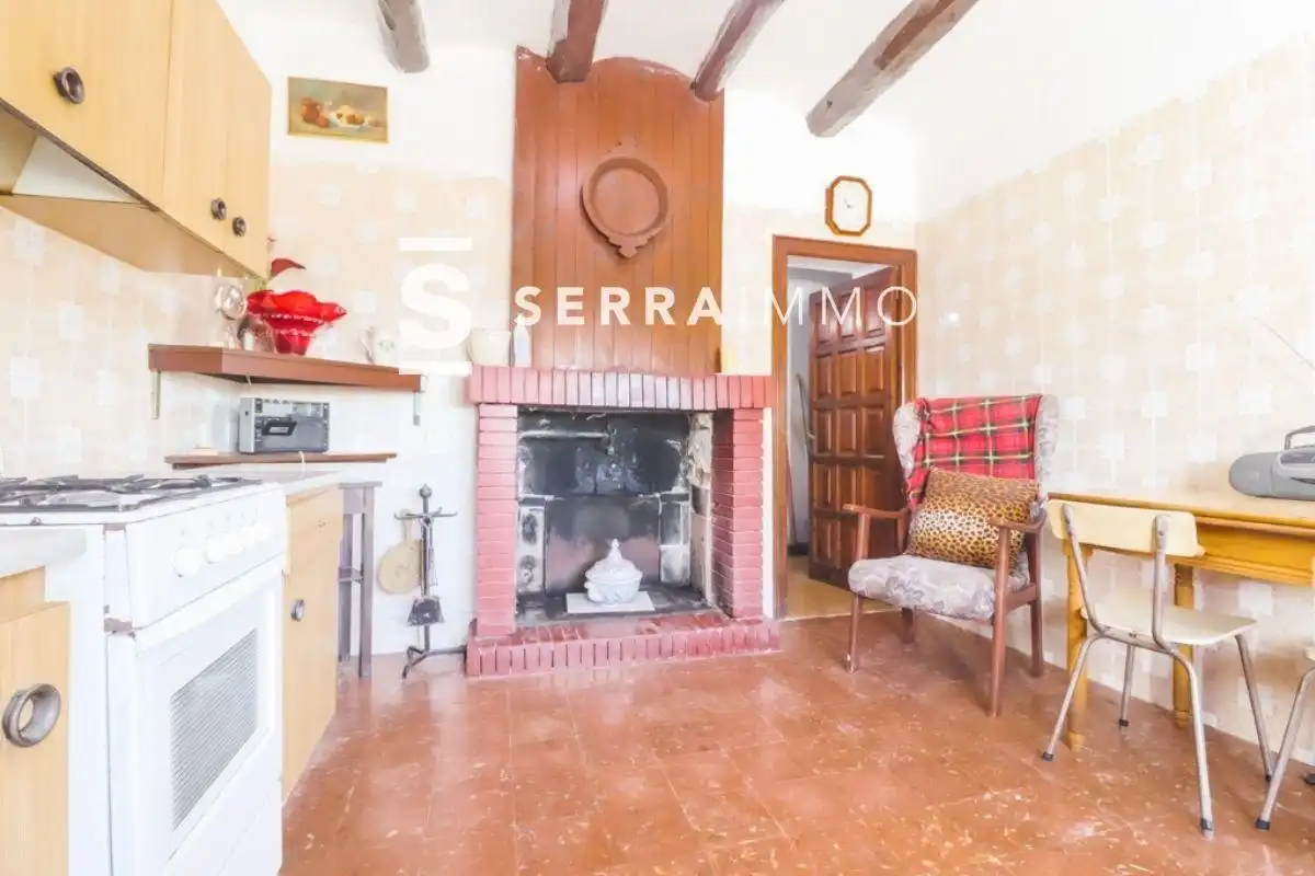 Cocina de Finca rústica en venta en Font-rubí con Jardín privado y Balcón