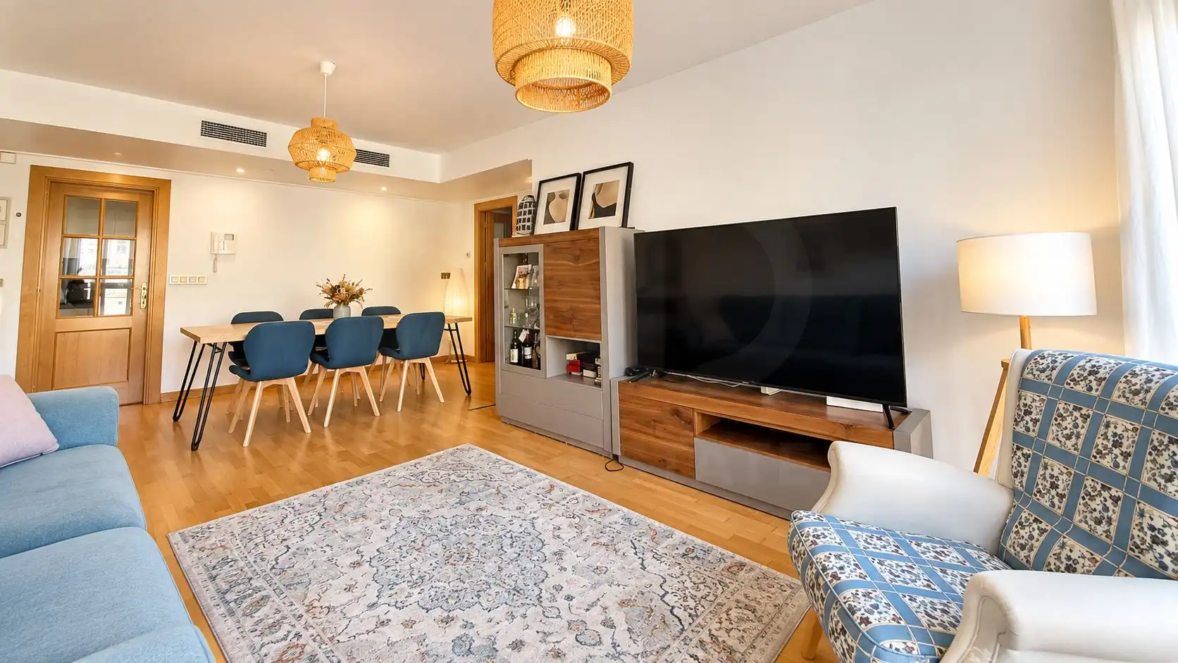 Sala de estar de Piso en venta en Murcia con Aire acondicionado y Calefacción
