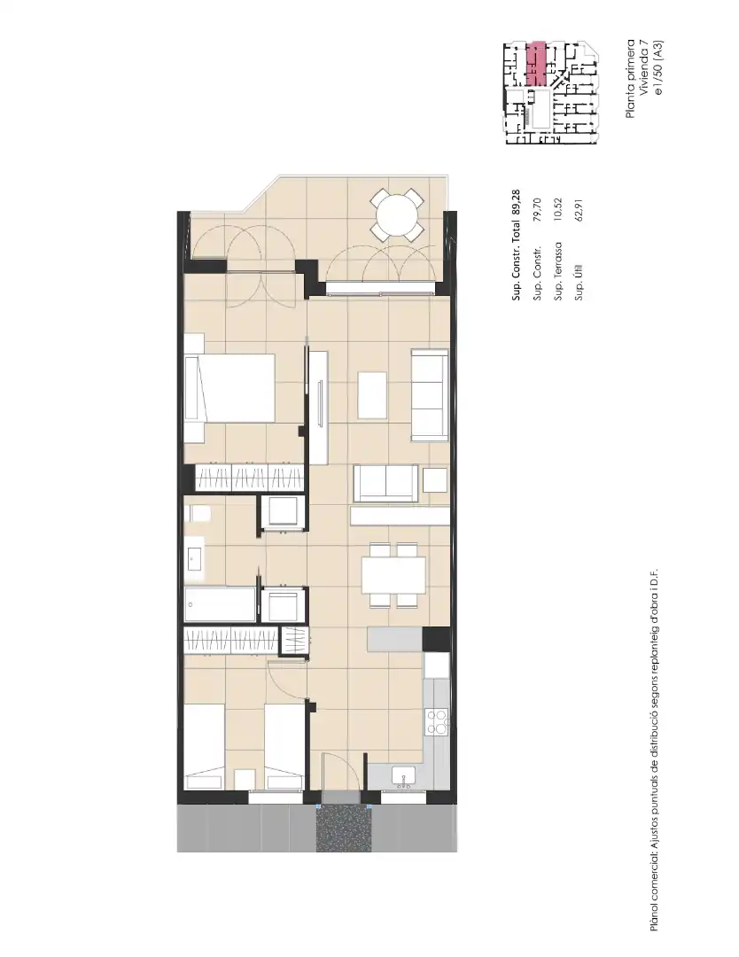 Wohnung mit Aufzug zum Verkauf in Carrer President Macià 116, imagen 22