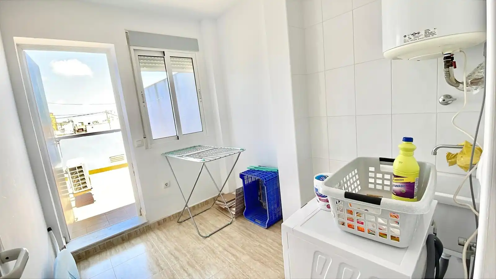 Terrassa de Apartament de lloguer en Los Alcázares amb Aire condicionat, Traster i Moblat