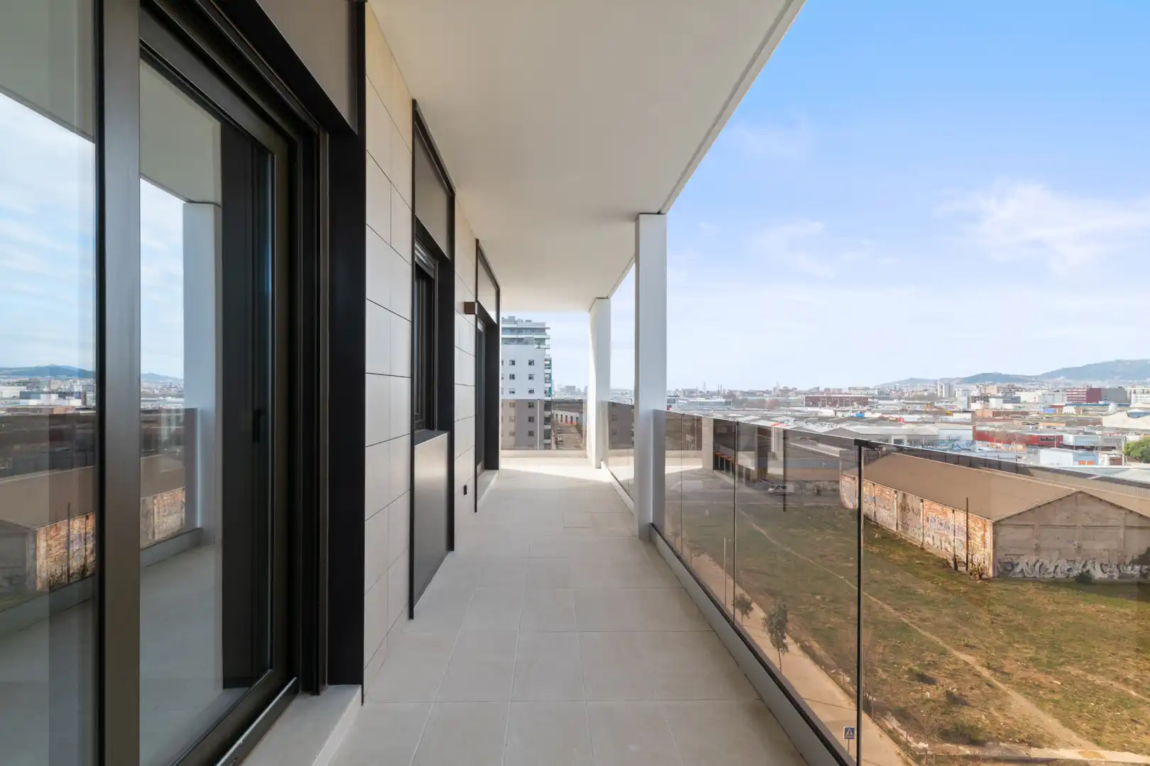 Terraza de Piso de alquiler en Badalona con Aire acondicionado, Terraza y Trastero