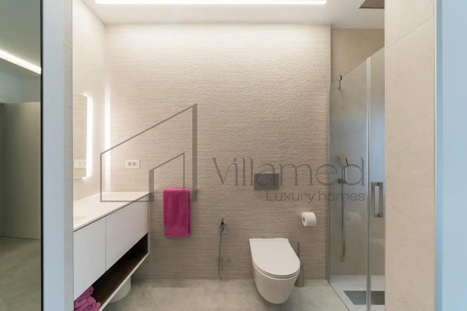 Bathroom of Houses for sale in Náquera  with Private garden, Swimming Pool and Alarm