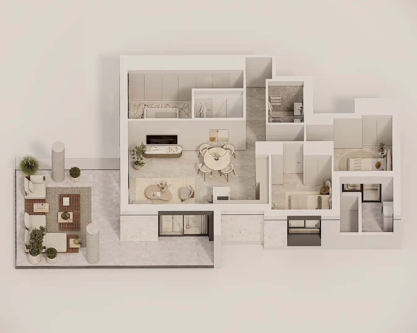 Mini appartamento con terrazza in vendita a Marisol Park - Ortembach - Los Almendros, imagen 34