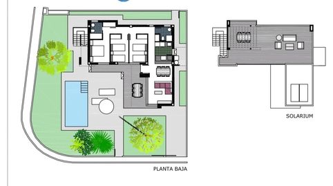 VILLA con PISCINA y SOALRIUM en DENIAVIVIENDA  Ref  VA014ND98 m CONSTRUIDOS380 m PARCELATRES DORMITORIOSDOS BANtildeOSSOLARIUMPISC, Bild 2