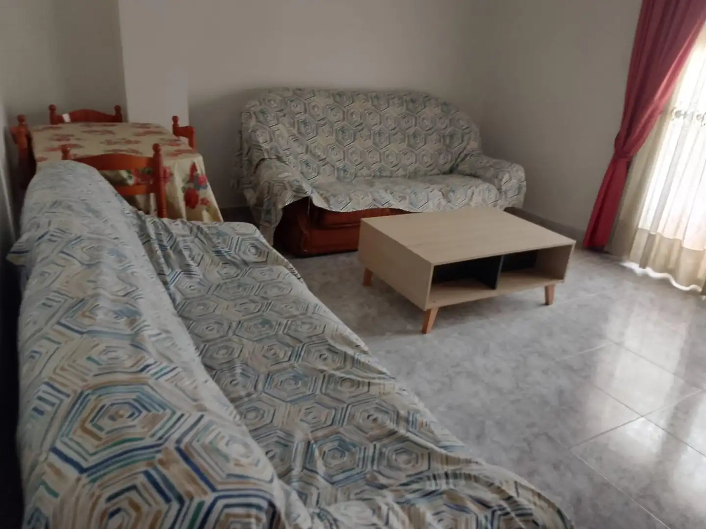 Wohnzimmer von Erdgeschoss zur Miete in Murcia mit Klimaanlage, Heizung und Terrasse