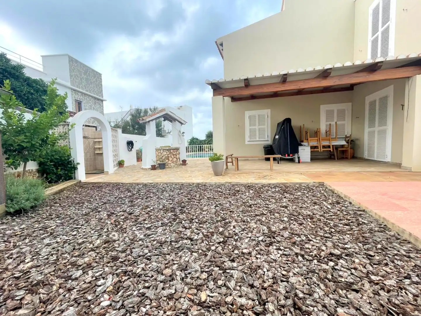 Terrassa de Casa o xalet en venda en Ciutadella de Menorca amb Aire condicionat, Jardí privat i Terrassa