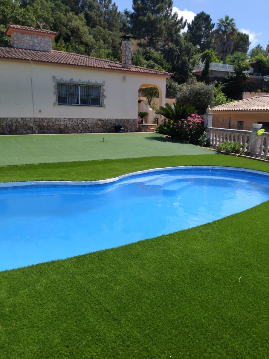 Piscina de Finca rústica en venda en Lloret de Mar