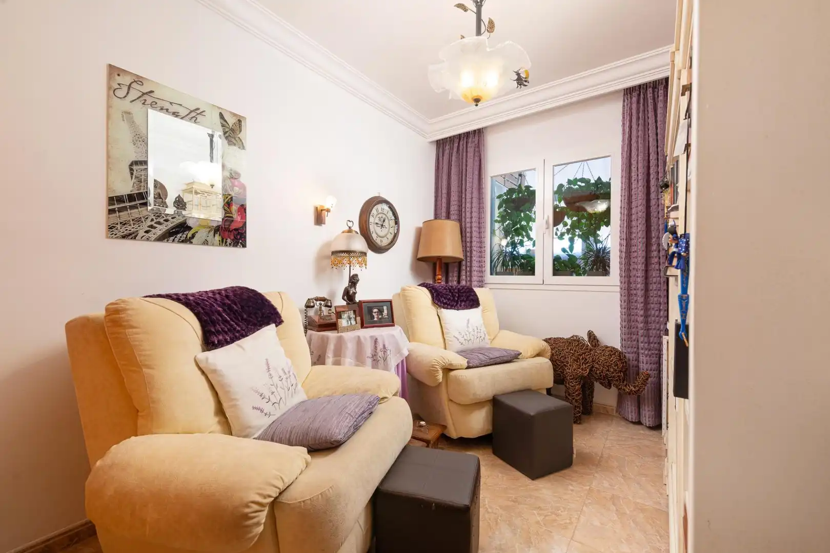 Wohnzimmer von Wohnungen zum Verkauf in Alcúdia mit Klimaanlage, Heizung und Terrasse