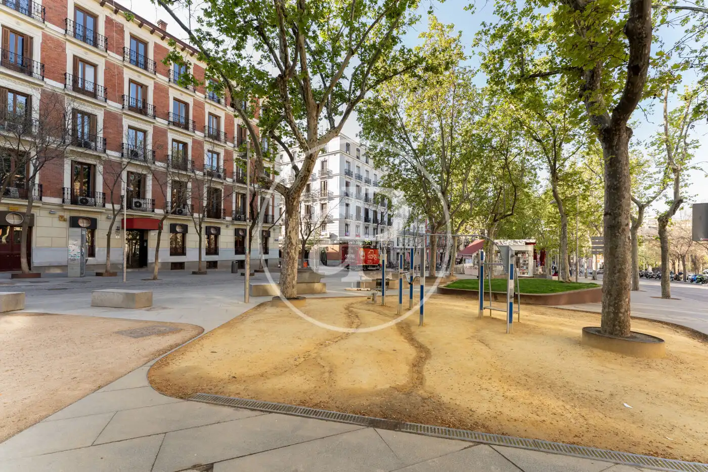 Exterior view of Flat for rent in Madrid  with Air Conditioner, Heating and Furnished
