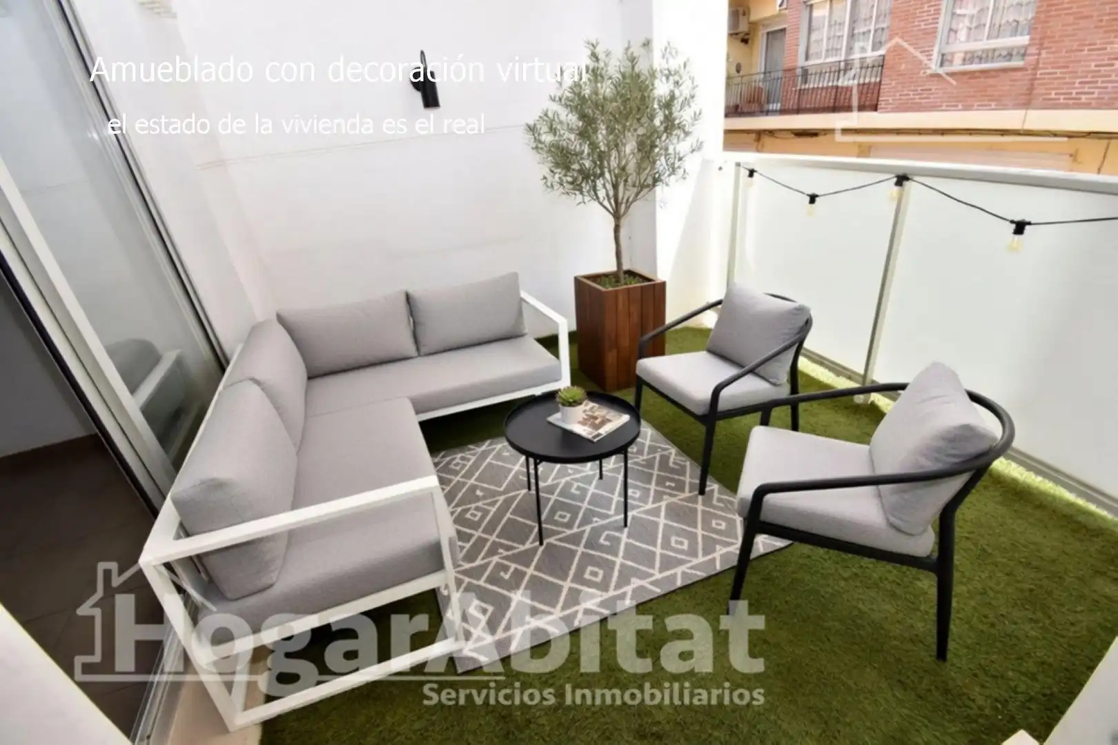 Terrasse von Wohnung zum Verkauf in Massanassa mit Klimaanlage, Heizung und Terrasse
