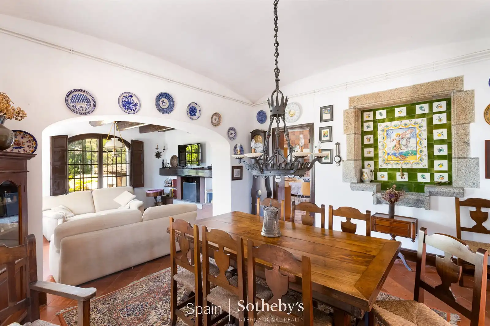 Comedor de Casa o chalet en venta en Cabrera de Mar con Calefacción, Jardín privado y Trastero