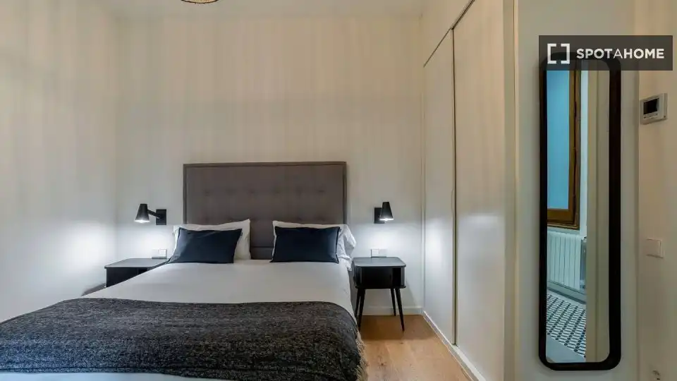 Habitación de Piso de alquiler en Barcelona con Aire acondicionado, Calefacción y Amueblado