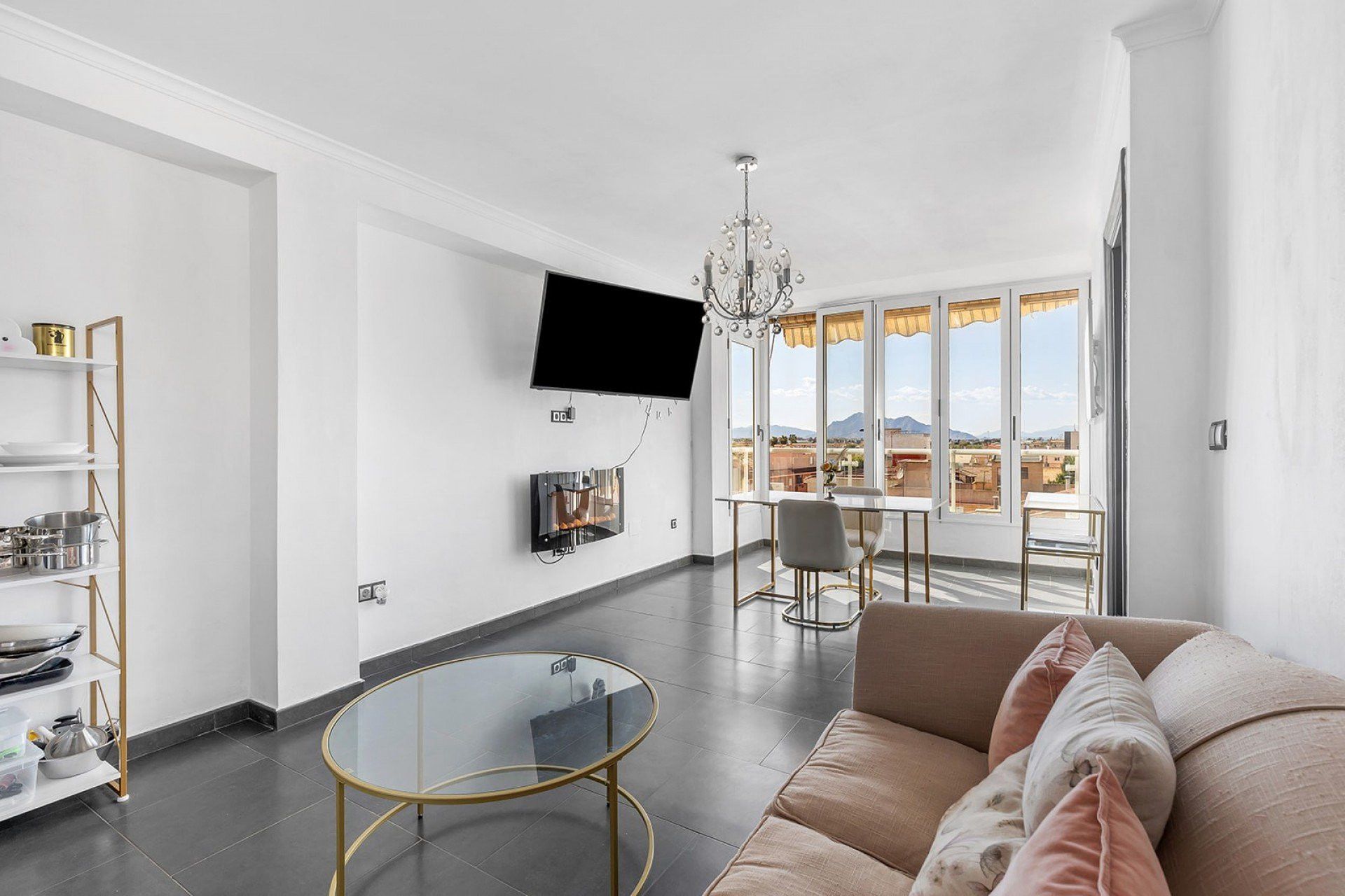 Living room of Apartment for sale in Daya Nueva  with Air Conditioner, Heating and Furnished
